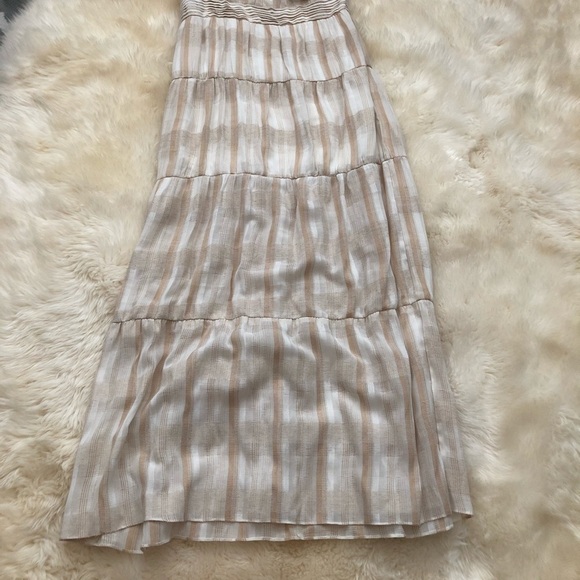 Tularosa Avery One-Shoulder Maxi Dress Stripe L - Picture 5 of 10